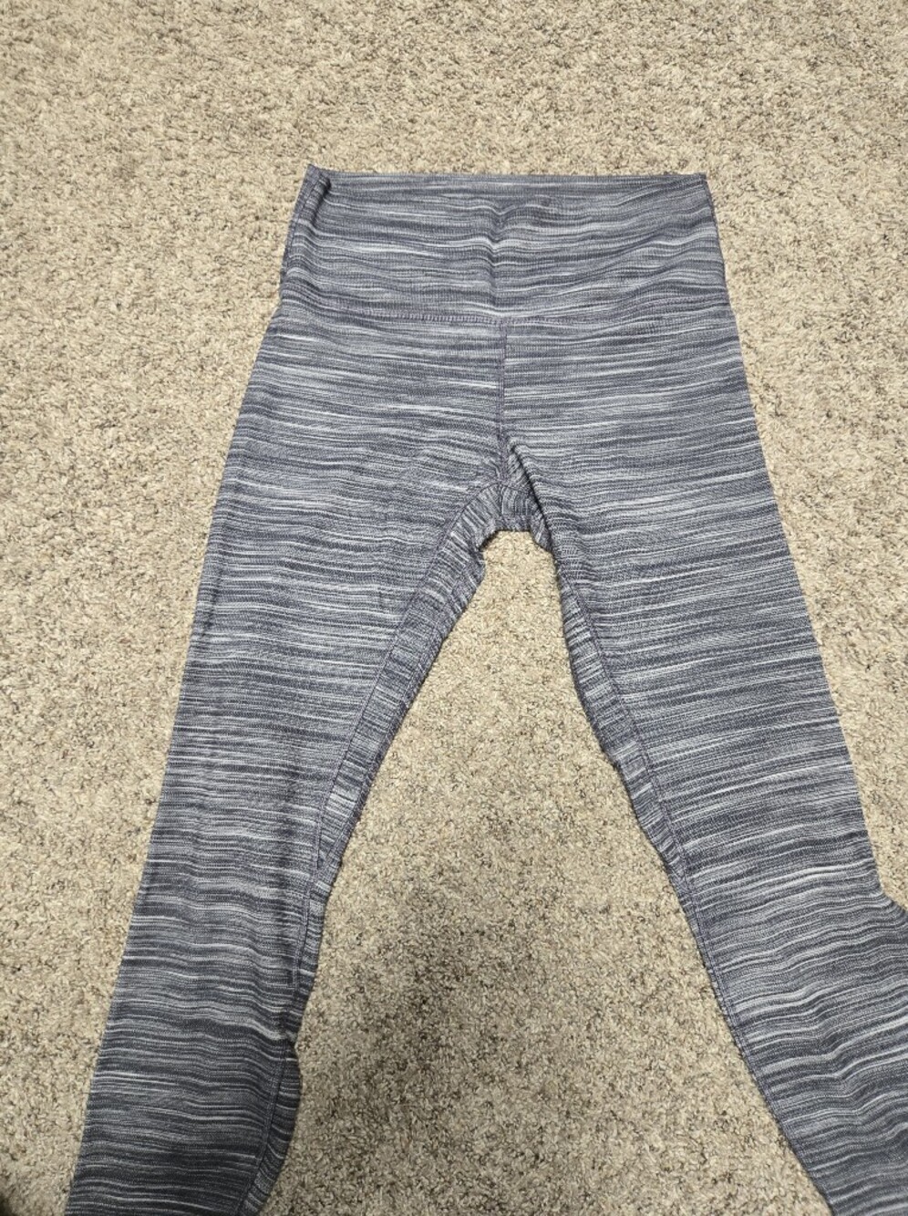 lululemon athletica Striped Heather Grey Jeggings